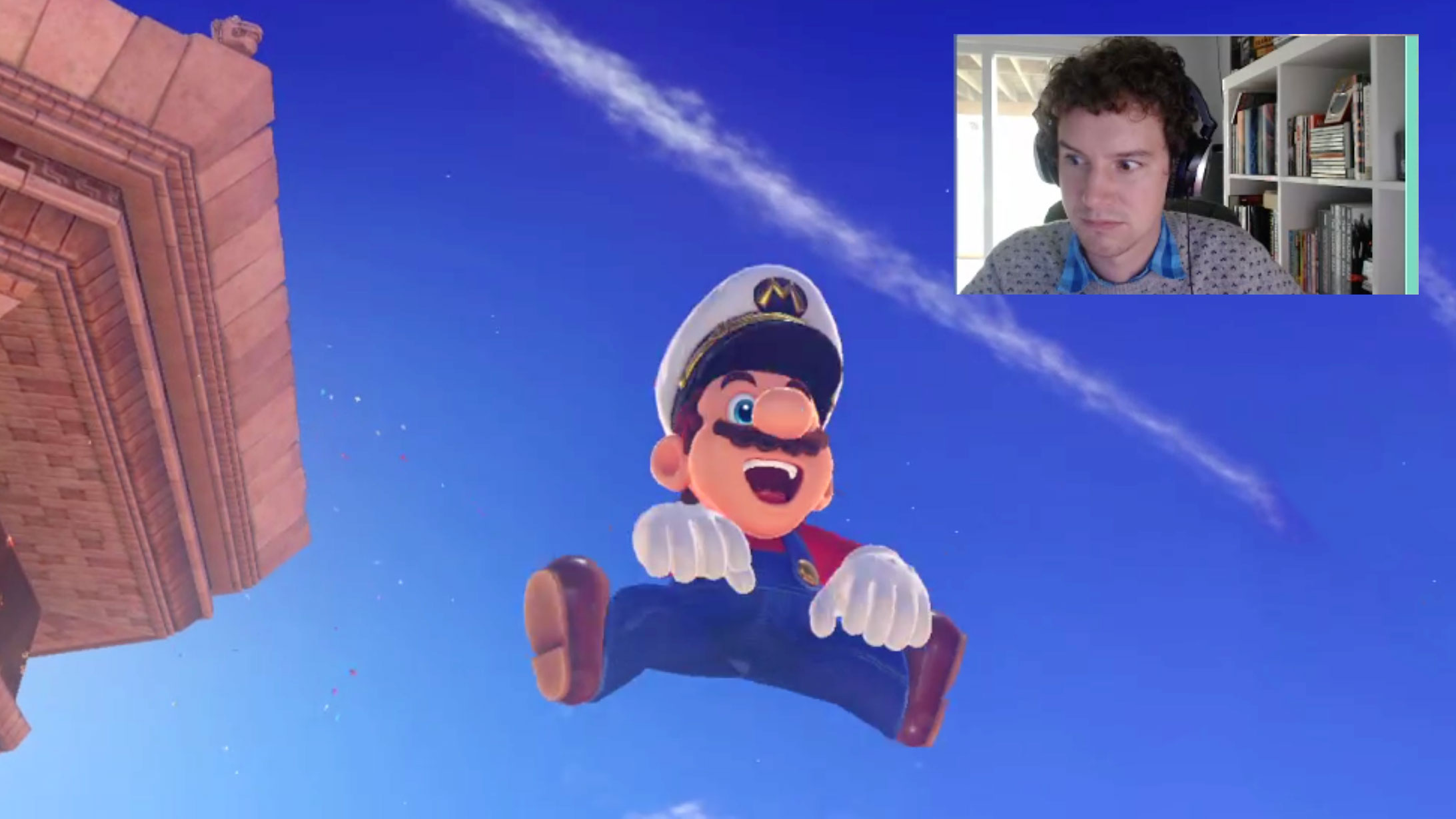 Jumping through Super Mario Odyssey