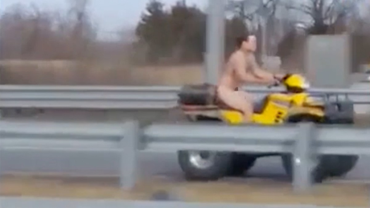 Nude ATV Rider