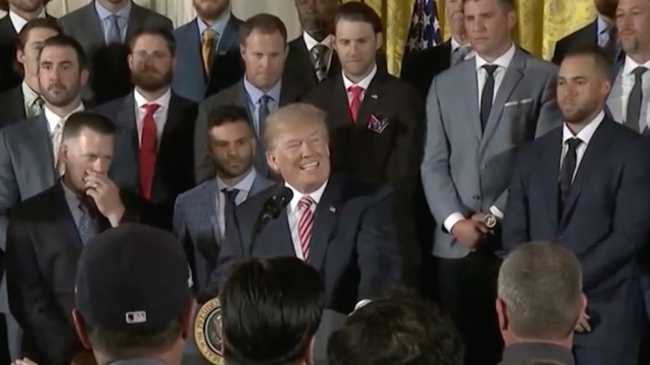 Houston Astros visit White House