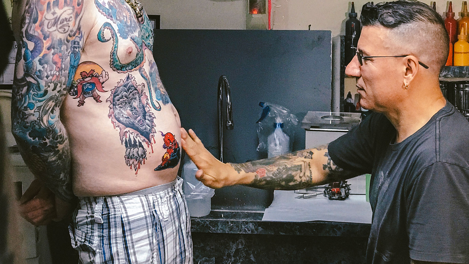 Fr Mike Schmitz talks about his tattoo decision  and his trip to the  worlds oldest parlor