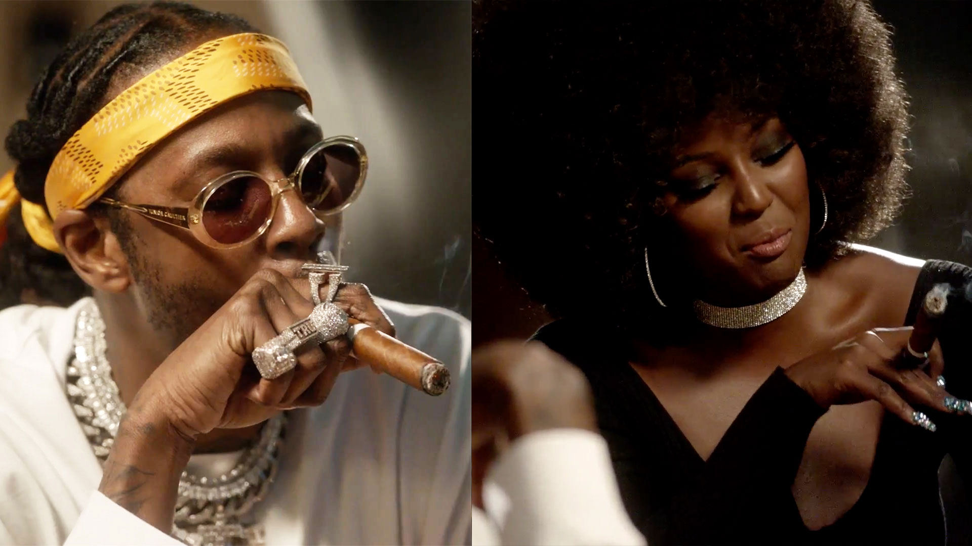 2 Chainz & Amara La Negra Indulge in the Finest Rare Cigars